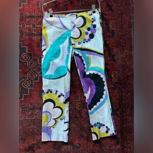 Emilio pucci low rise pants